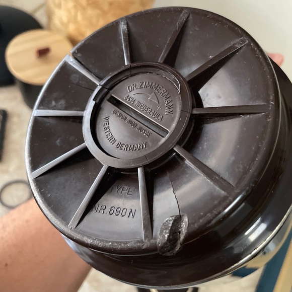 Vintage Dr Zimmermann Chrome Thermos Pitcher Made in West Germany Coffee MCM - Picture 10 of 15